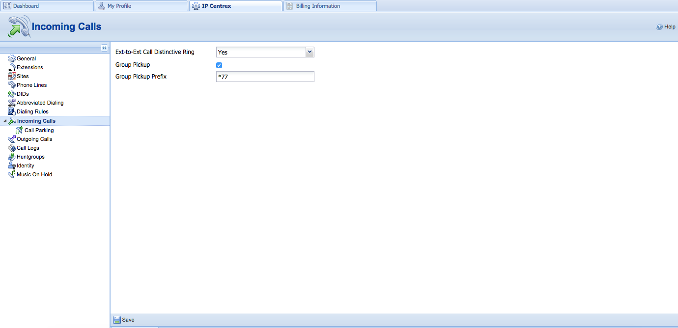 Voyced - How to configure multiple pickup groups?