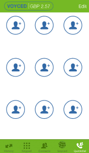 Voyced SoftPhone iOS Quickdial