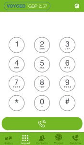 Voyced SoftPhone iOS dialer