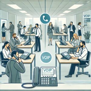 Voyced use of SIP Trunks 29 office with desks